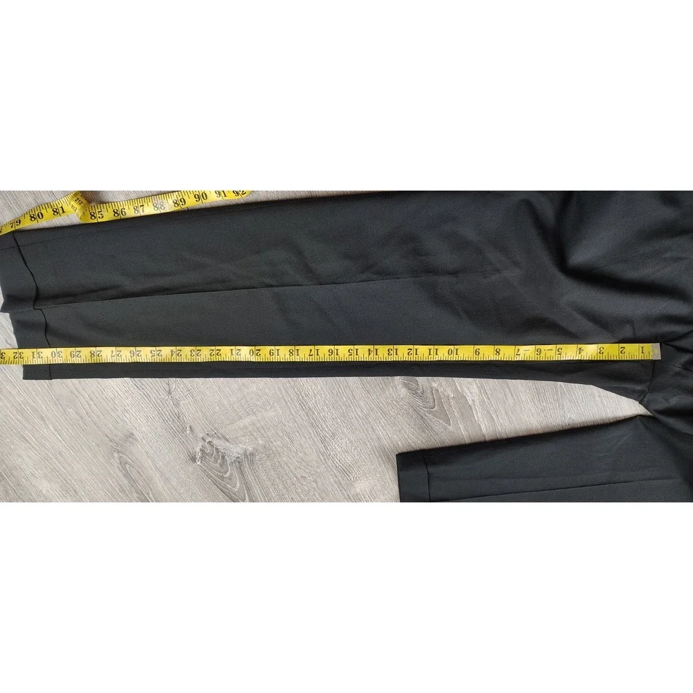 JOS. A.‎ Bank 1905 Custom Made Wool Blend Dress Pants 32R Black Flat Front
